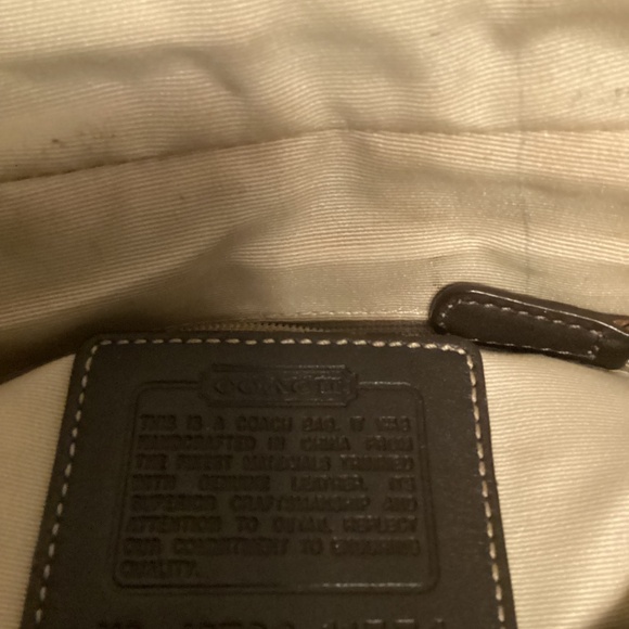 COACH SHOULDER BAG VINTAGE SZ S - Picture 10 of 12